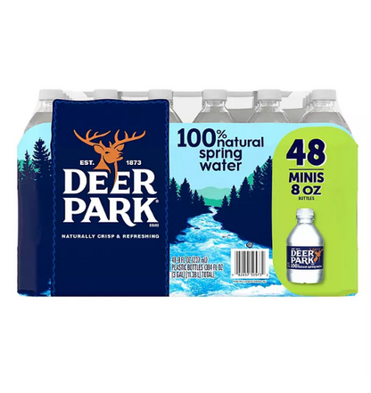 Deer Park 100% Natural Spring Water (8 oz., 48 pk.)