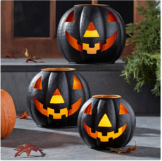 Member's Mark Set of 3 Jack-O-Lanterns