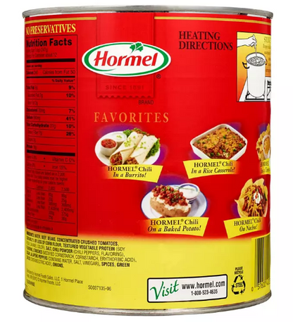 Hormel Chili With Beans (108 oz. )