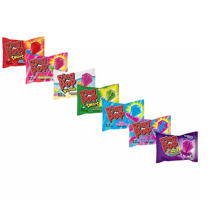 Ring Pop Assorted Flavors Lollipops Candy Tub Bulk Variety Pack (0.5 oz., 44 ct.)