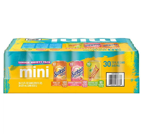 Citrus Mini Can Variety Pack (7.5 fl. oz., 30 pk.)