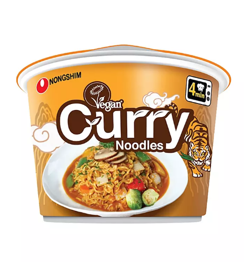 Nongshim Vegan Curry Ramen Big Noodle Bowl (6 pk.)