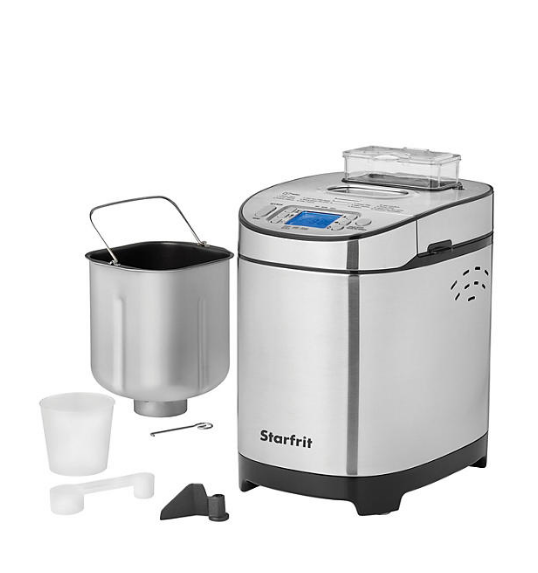 Starfrit 550-Watt Electric Stainless Steel Bread Maker