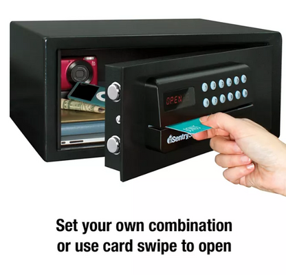 SentrySafe HL100ES Security Safe with Digital Keypad and Card Swipe 1.09 Cubic Feet