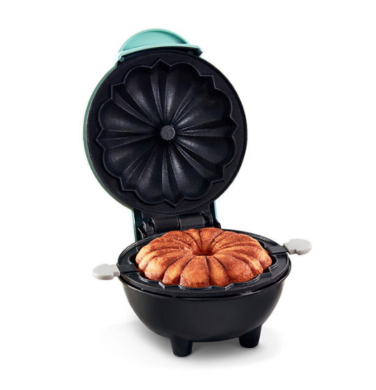 DASH Mini Bundt Cake Maker Machine for Kid-Friendly Breakfast, Snacks, Desserts & More with Non-stick Surface