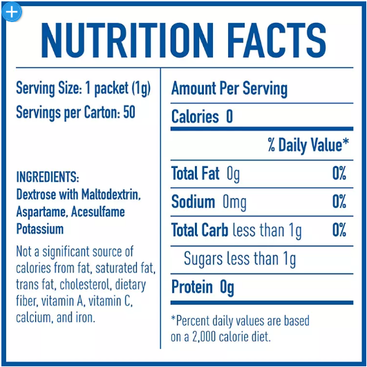 Equal Zero Calorie Sweetener (1,000 ct.)