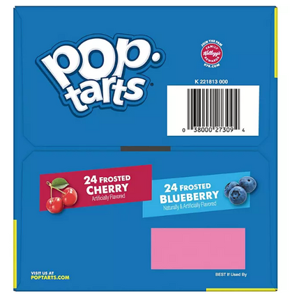 Pop-Tarts Variety Pack, Blueberry and Cherry (48 ct.)