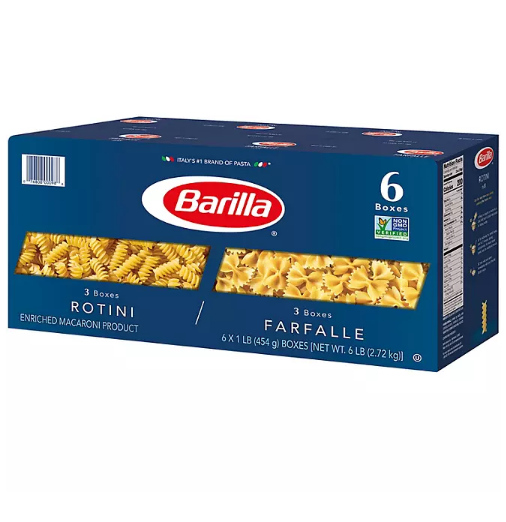 Barilla Pasta Rotini & Farfalle Variety Pack (16 oz., 6 pk.)