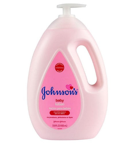 Johnson's Moisturizing Pink Baby Lotion with Coconut Oil (33.8 fl. oz.)