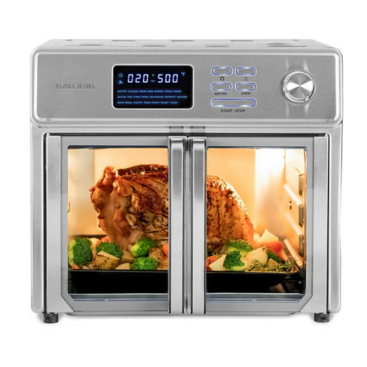 Kalorik 26-Quart Digital Maxx Stainless Steel Air Fryer Oven