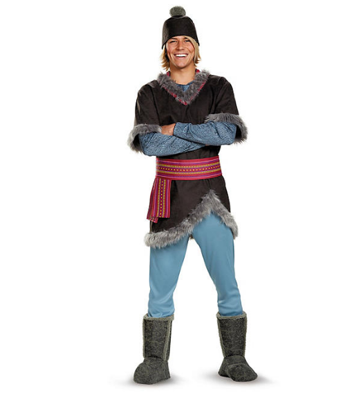 Disguise Kristoff Deluxe Classic Halloween Adult Costume (Assorted Sizes)