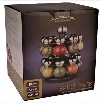 Olde Thompson Spice Rack with Spices