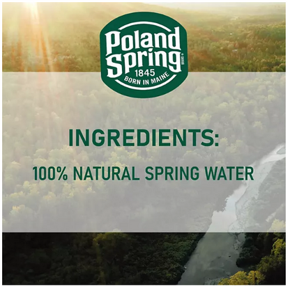 Poland Spring 100% Natural Spring Water (23.7 fl. oz., 24 pk.)