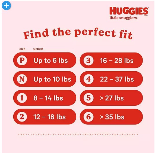 Huggies Little Snugglers Diapers (Sizes: Newborn-2)