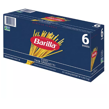 Barilla Pasta Thin Spaghetti (16 oz., 6 pk.)