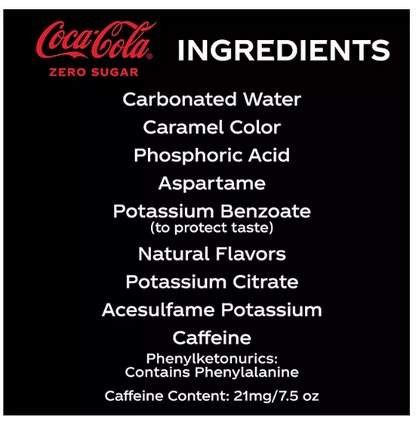 Coca-Cola Zero Sugar Mini Cans (7.5 fl. oz., 30 pk.)