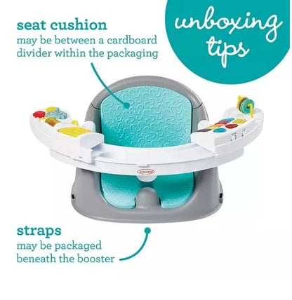 Infantino Music and Lights 3-in-1 Discovery Seat and Booster (Choose Your Color)