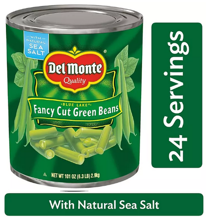 Del Monte Fancy Cut Green Beans (101 oz.)