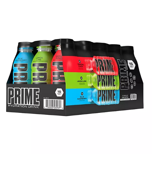 Prime Hydration Drink Variety Pack (16.9 fl. oz., 15 pk.)