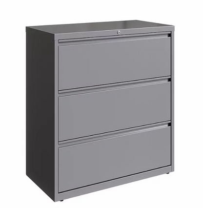 Hirsh 36" Wide 3-Drawer Lateral File Cabinet (Assorted Colors)