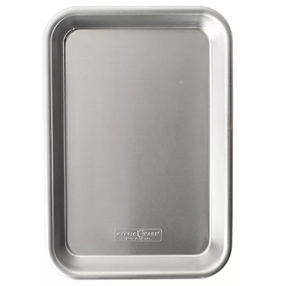 Nordic Ware Naturals Silver Eighth Sheet Pans, 6 Pack