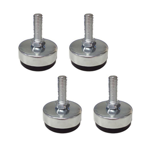 Seville Classics UltraHD 2.5" Steel Levels with Rubber Base (Set of 4)