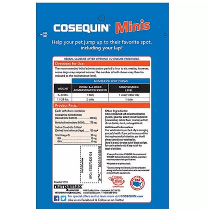 Cosequin Minis with MSM & Omega 3's (45 ct.)(2 PK)