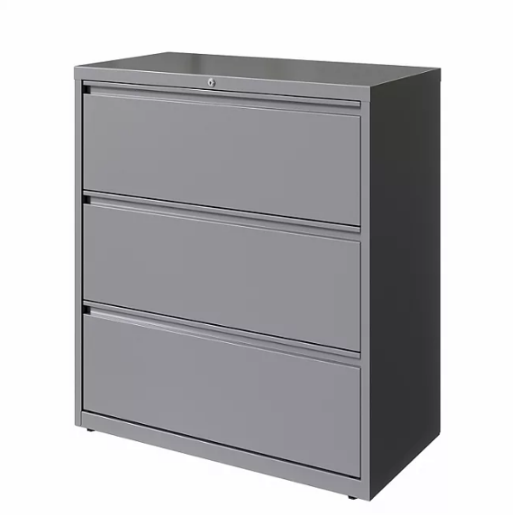 Hirsh 36" Wide 3-Drawer Lateral File Cabinet (Assorted Colors)