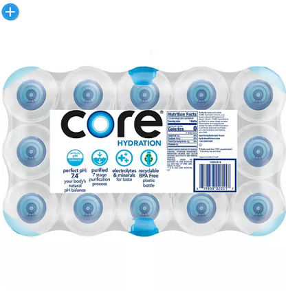 CORE Hydration Nutrient Enhanced Water (23.9 fl. oz., 15 pk.)