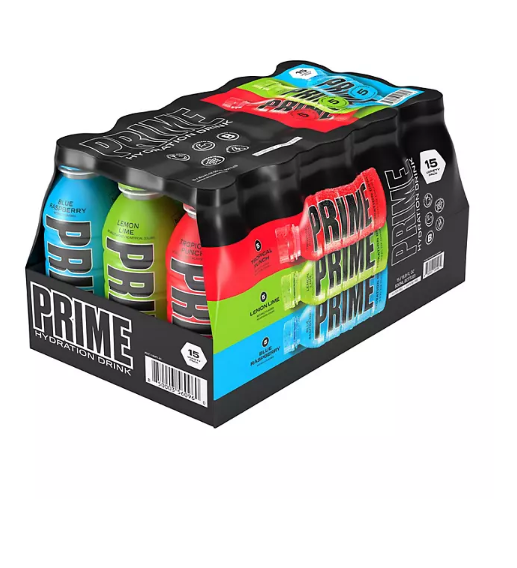 Prime Hydration Drink Variety Pack (16.9 fl. oz., 15 pk.)