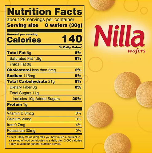 Nilla Wafers Vanilla Wafer Cookies (30 oz.)