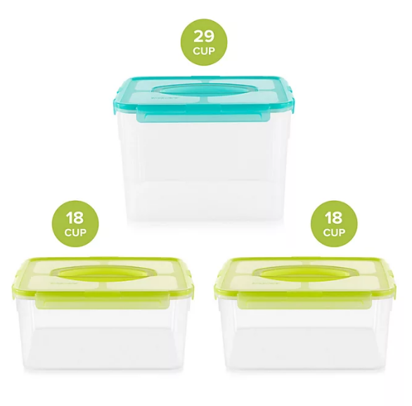 Snapware 6-Piece Bulk Produce Preservation Food Storage Set