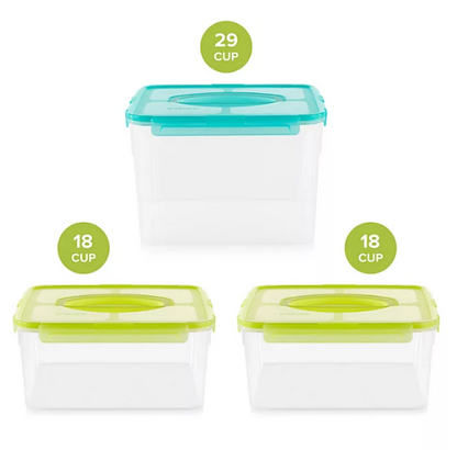 Snapware 6-Piece Bulk Produce Preservation Food Storage Set