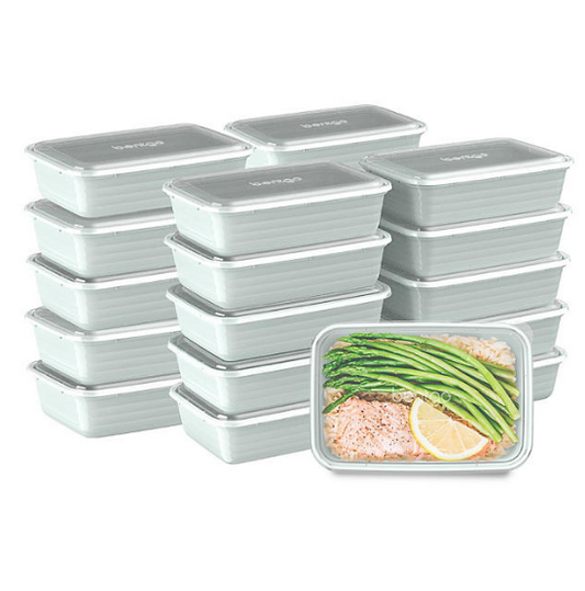 Bentgo Prep 40-Piece 1-Compartment Meal Prep Set