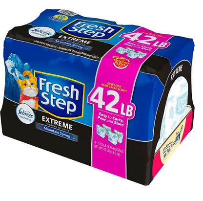 Fresh Step Extreme Clumping Cat Litter with Febreze, Mountain Spring Scent (42 lbs.)