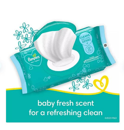 Pampers Scented Baby Wipes, Baby Fresh, 13 Pop-Top Packs (1040 ct.)