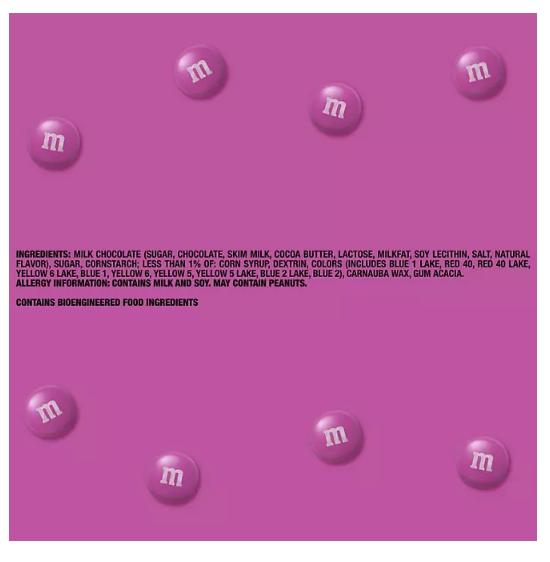 M&M’S Milk Chocolate Dark Pink Bulk Candy in Resealable Pack (3.5 lbs.)