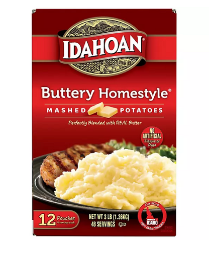 Idahoan Buttery Homestyle Mashed Potatoes (32 oz., 8 pk.)