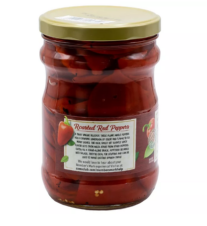 Member's Mark Whole Roasted Red Peppers (33.5 oz.)