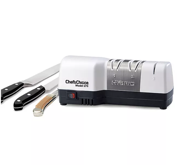 Chef's Choice 270 3-Stage Hybrid Electric Knife Sharpener for 20-Degree Knives