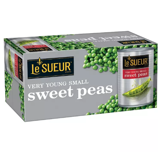 Le Sueur Very Young Small Sweet Peas (15 oz., 8 ct.)