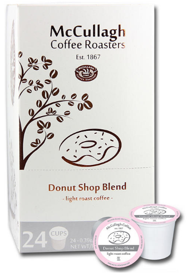 McCullagh Coffee Roasters Donut Shop Light Roast Coffee (96 ct.)