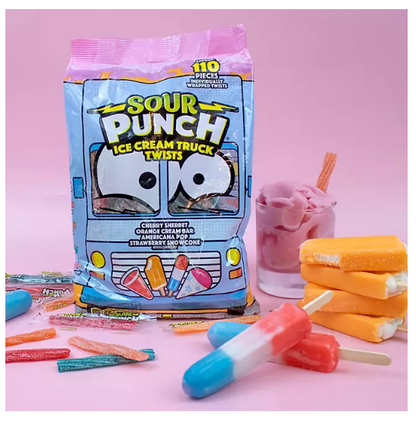 Sour Punch Ice Cream Truck 3" Twists (24.5 oz.)