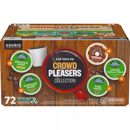 Keurig Crowd Pleasers K-Cup Pod Coffee, Variety Pack (72 ct.)