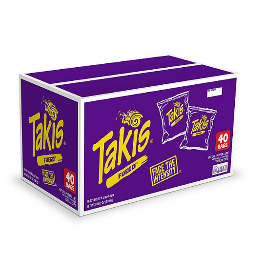 Takis Fuego (3.25 oz., 40 pk.)