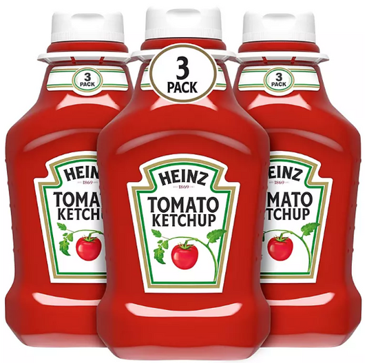 Heinz Original Tomato Ketchup Bottles (44 oz., 3 pk.)