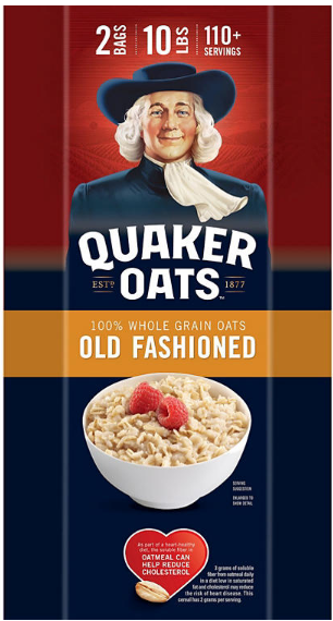 Quaker Old Fashioned Oats (5 lb., 2 pk.)