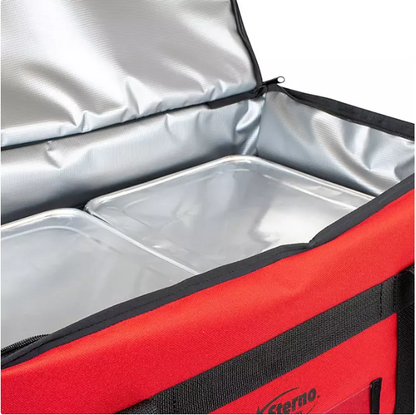 Sterno Red Delivery Leak-Proof Insulated Food Carrier Bag