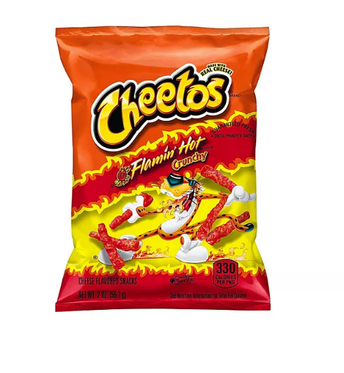 Cheetos Flamin' Hot Crunchy Cheese Snacks (2 oz., 64 ct.)