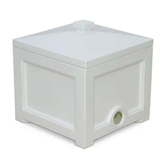 Fairfield Hose Bin, White